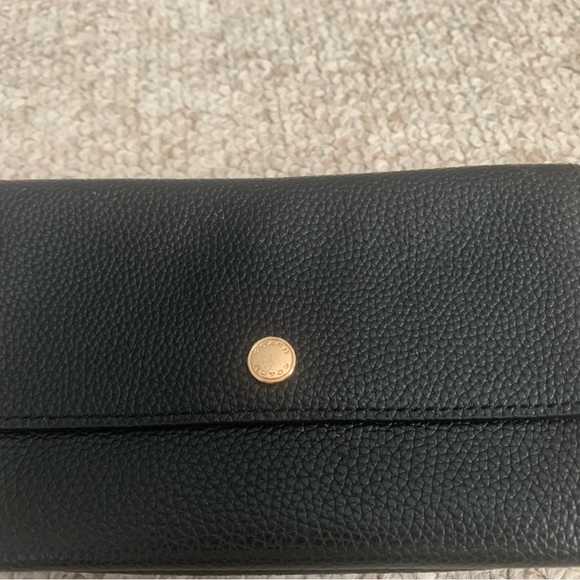 Black Coach Double ZIP Wallet EUC - Picture 2 of 15